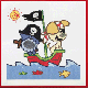 Woezel en Pip piratenschip